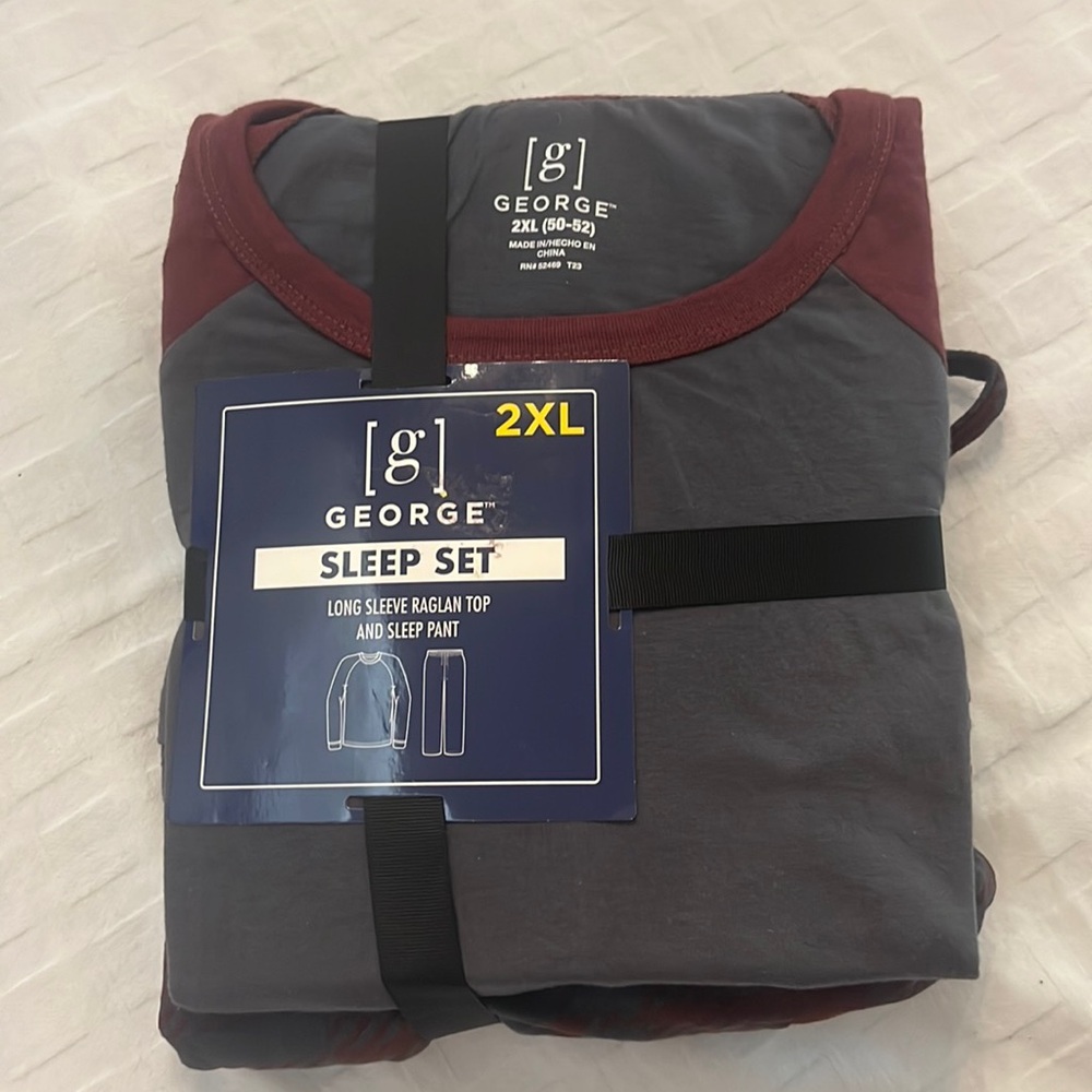 2 Sleep Pajama Sets Long Sleeve and Pants Sets